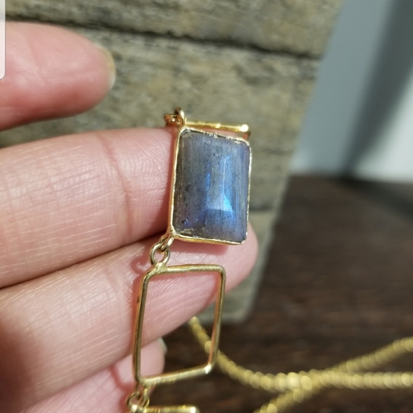 💎14 KT GOLD OVER STERLING SILVER NECKLACE - Picture 5 of 6